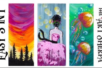 3 Super Easy Paintings idea's YOU can do