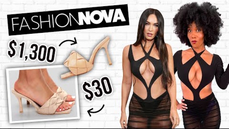 Trying Celebrity Clothing Dupes from Fashion Nova!