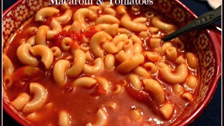 Macaroni and Tomato Soup