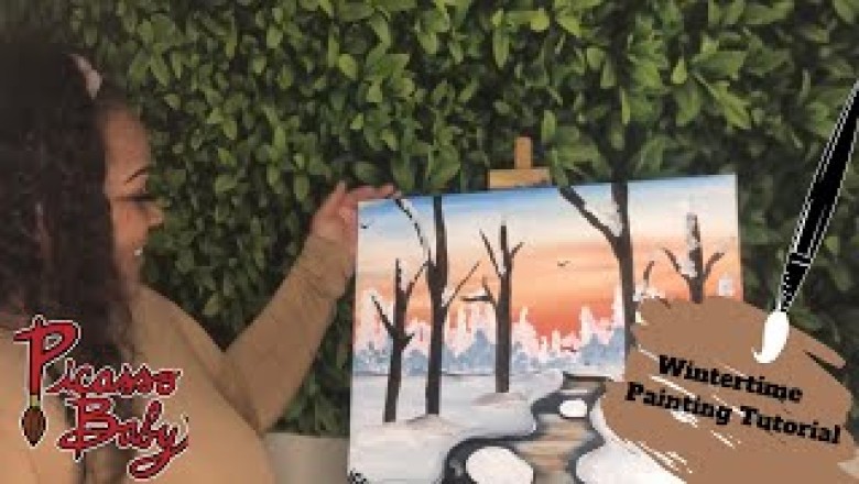 Wintertime Painting Tutorial