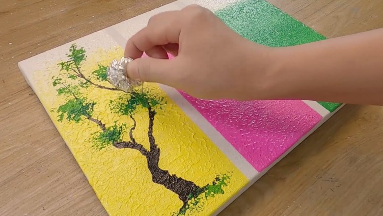 How to paint 3 Different Trees for Beginners