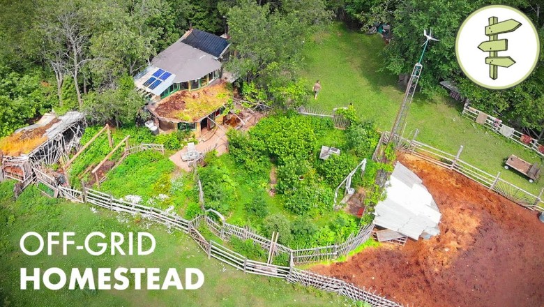12 YEARS Living Off-Grid on a Sustainable Homestead in a Self-Built Cob Home
