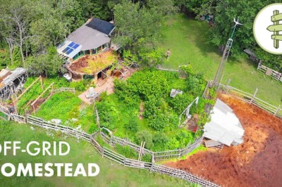 12 YEARS Living Off-Grid on a Sustainable Homestead in a Self-Built Cob Home