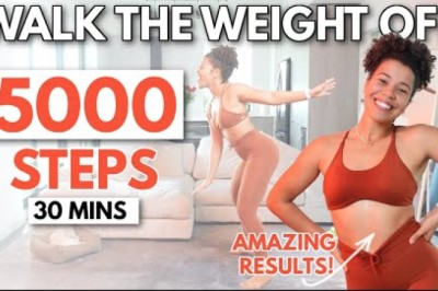 5000 STEPS FAST Walking Workout to Burn Fat & Boost Your Mood