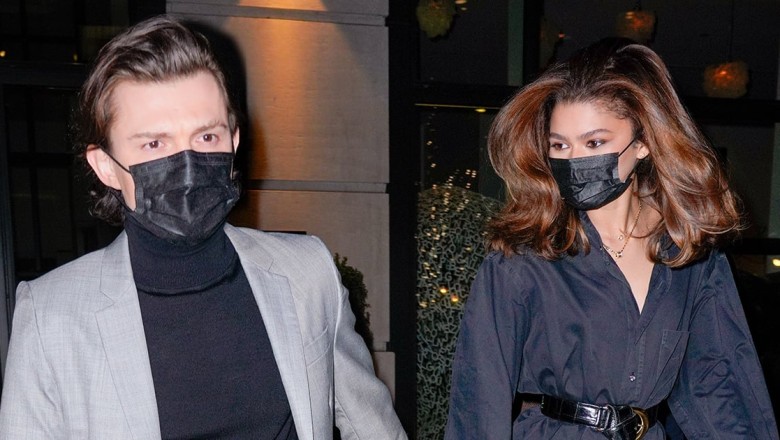 Zendaya and Tom Holland Effortlessly Coordinated Their Date-Night Outfits