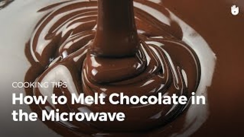 How to melt chocolate in the microwave