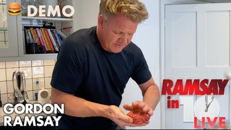 Can Gordon Ramsay Cook a Burger in 10 Minutes for a Front-Line Workers Charity?