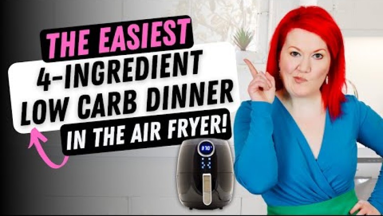 EASIEST 4-ingredient Keto Dinner in the AIR FRYER