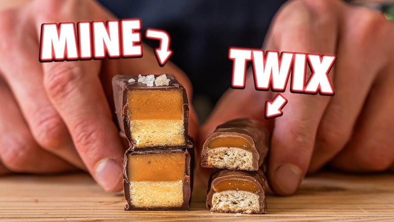 Making Twix Bars At Home (But Better)