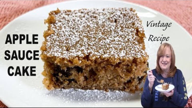 Old Fashioned APPLE SAUCE CAKE