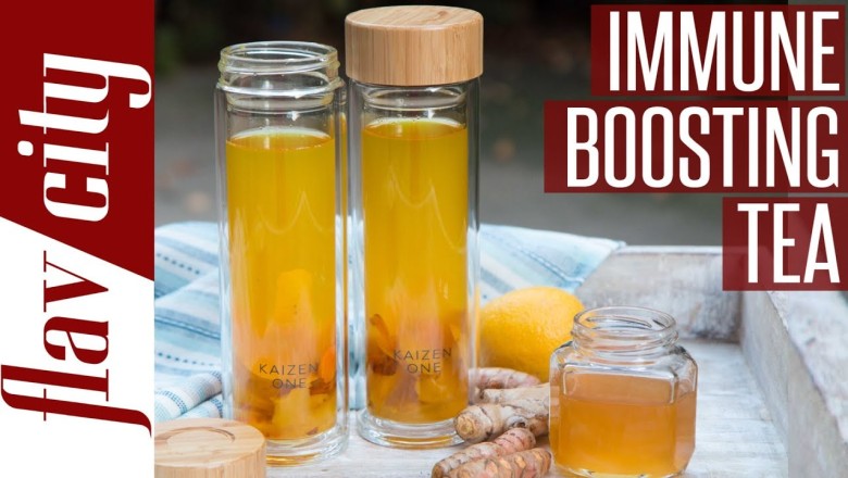 Flu and Cold Wellness Tea - Immune Boosting Turmeric Tea