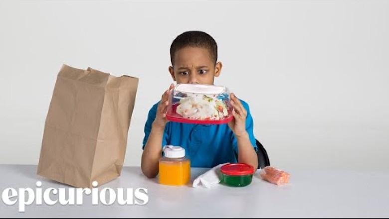 Kids Try 100 Years of Brown Bag Lunches from 1900 to 2000