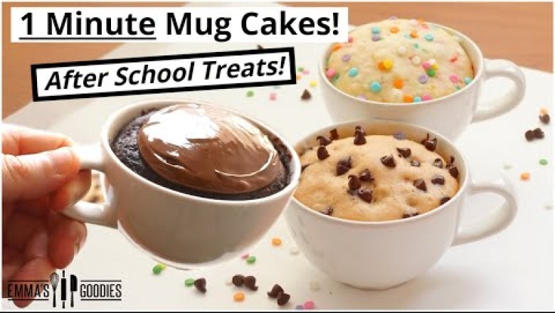 1 Minute Microwave Mug Cake Recipes