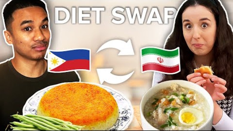 A Filipino and An Iranian Swap Meals For 24hrs