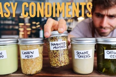 2 Ingredients Condiments that Anyone Can Make.