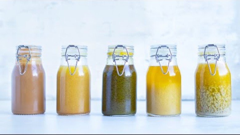 Five 5-MINUTE Homemade Salad Dressings