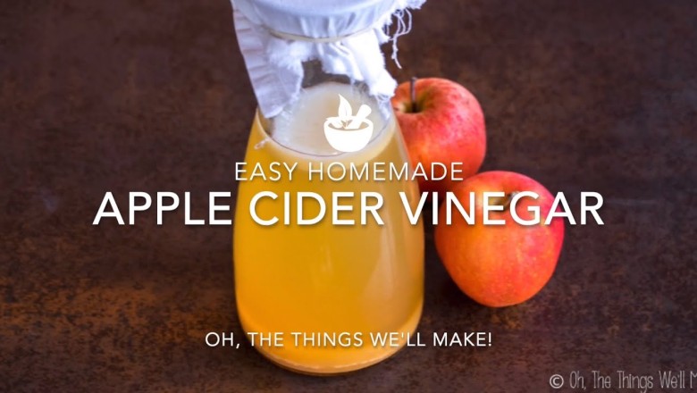 Easy Homemade Apple Cider Vinegar