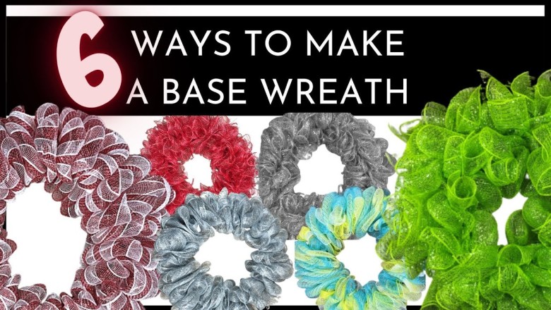 How to Make a Deco Mesh Base
