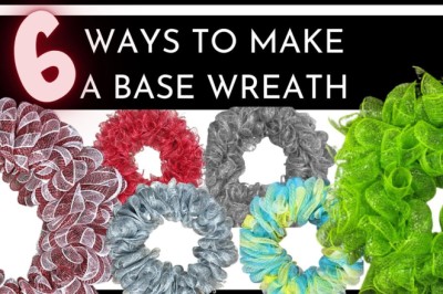 How to Make a Deco Mesh Base