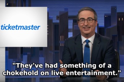 John Oliver breaks down why Ticketmaster sucks so much