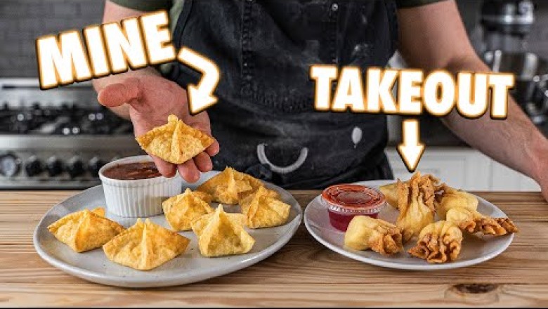Making Crab Rangoon Wontons At Home