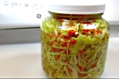 Pickled Cabbage for Pupusas