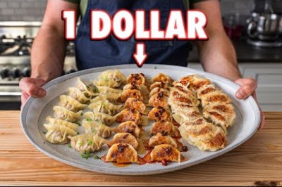 1 Dollar Dumplings (3 Ways)