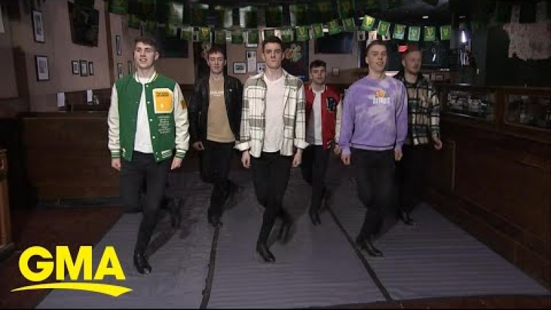 Cairde Irish dancers perform on ‘GMA’ for St. Patrick’s Day
