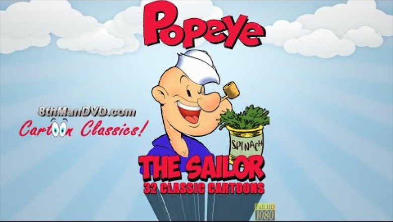 Classic Popeye, Bluto and more!