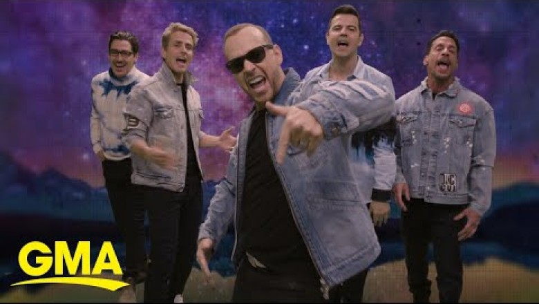 NKOTB performs new single ‘Bring Back the Time’ on 'GMA'