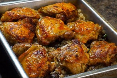 Baked Chicken and Rice