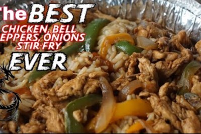 Chicken, Bell Pepper and Onion Stirfry