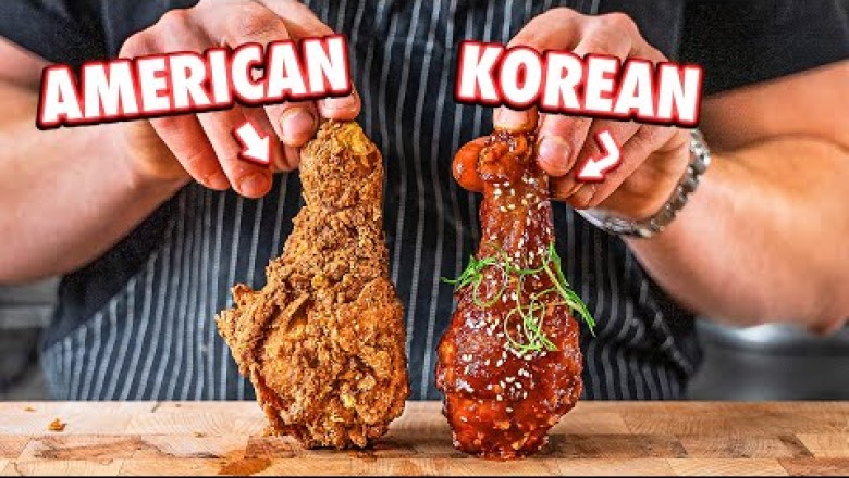 Korean Fried Chicken Vs. American Fried Chicken