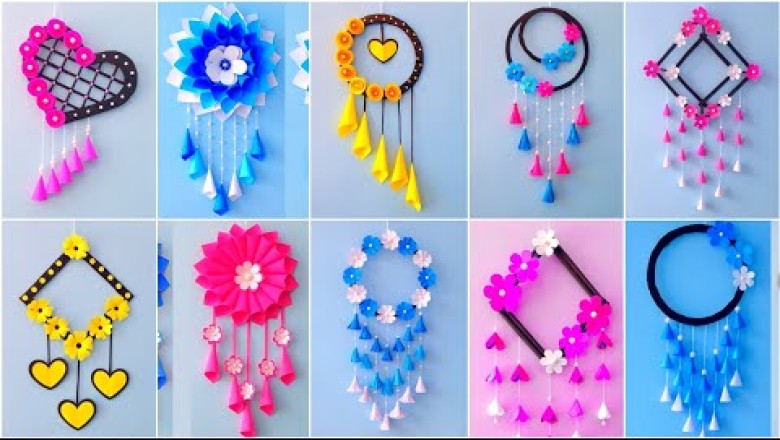 10 Quick Easy Paper Wall Hanging Ideas
