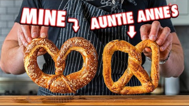 Making Auntie Anne's Pretzels At Home (But Better)