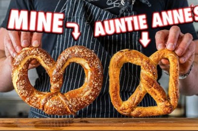 Making Auntie Anne's Pretzels At Home (But Better)