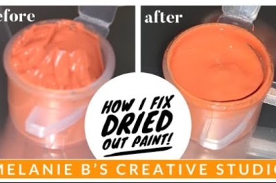 Revive Dried Acrylic Paints