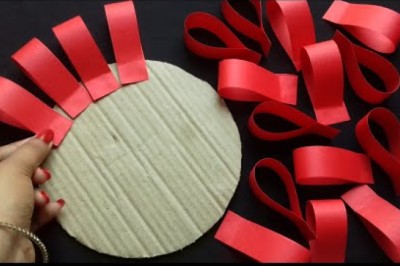 Unique Paper Flower Wall Hanging