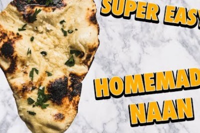 Insanely Easy Skillet Garlic Butter Naan