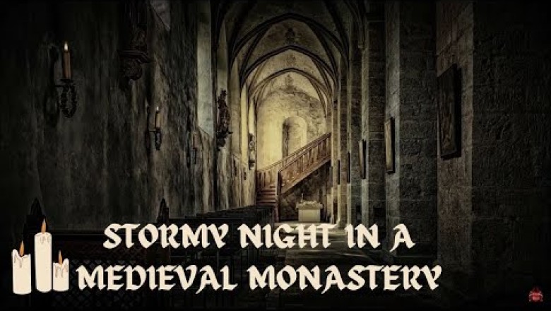 Stormy Night In A Medieval Monastery