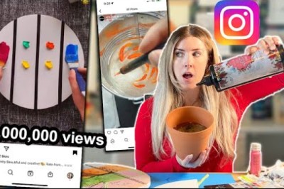 Trying Instagram VIRAL Art Hacks & Tricks..these are SO COOL!
