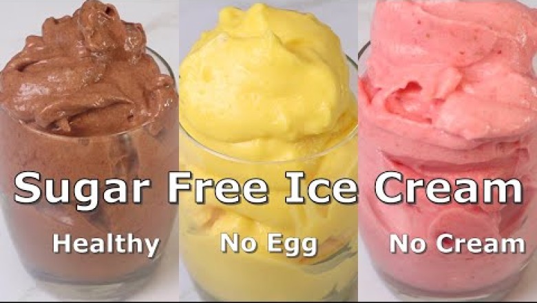 One Minute Sugar free Ice cream