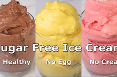 One Minute Sugar free Ice cream