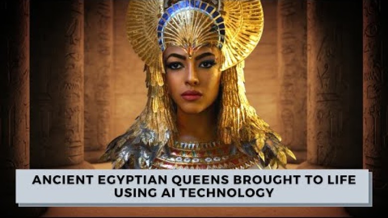 Breathtaking Ancient Egyptian Queens Portraits Brought To Life Using AI Technology