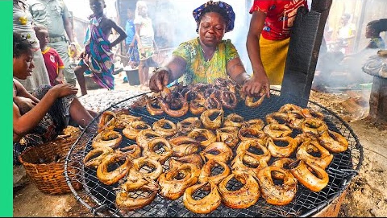 Eating in Africa’s Biggest Floating Slum!