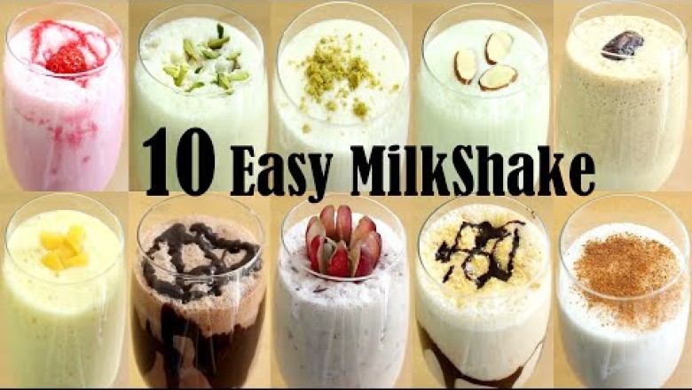 10 Easy Milkshakes