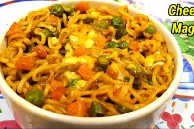 Cheesy and Spicy Maggi