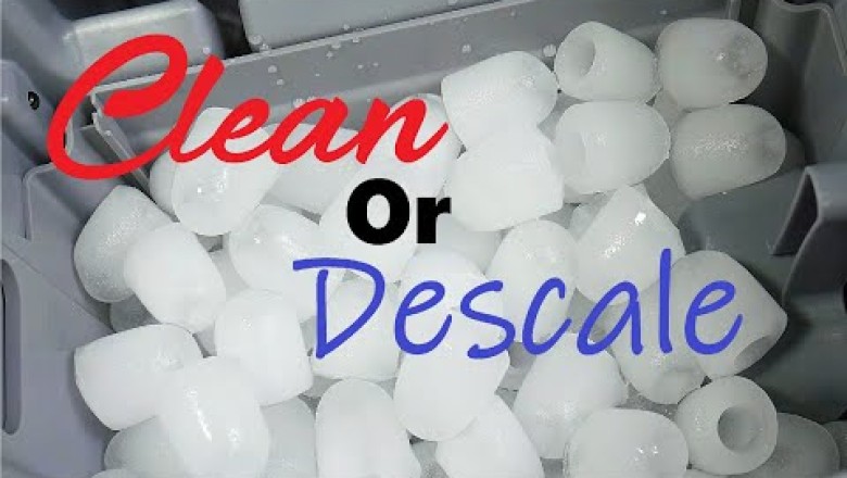 How To Clean Descale Portable Countertop Ice Maker