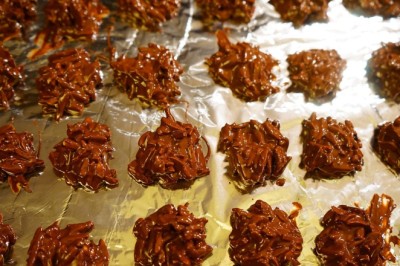 Orange Chocolate No Bakes Cookies