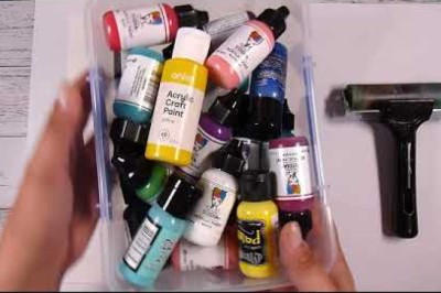 Creating A Card Using Paints